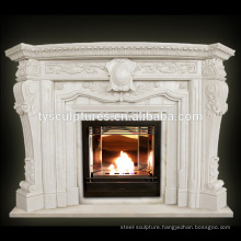 Rank good quality western modern classic home or villa decoration marble fireplace mantel